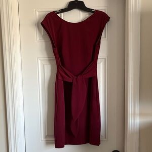 LOFT Burgundy Mini Dress